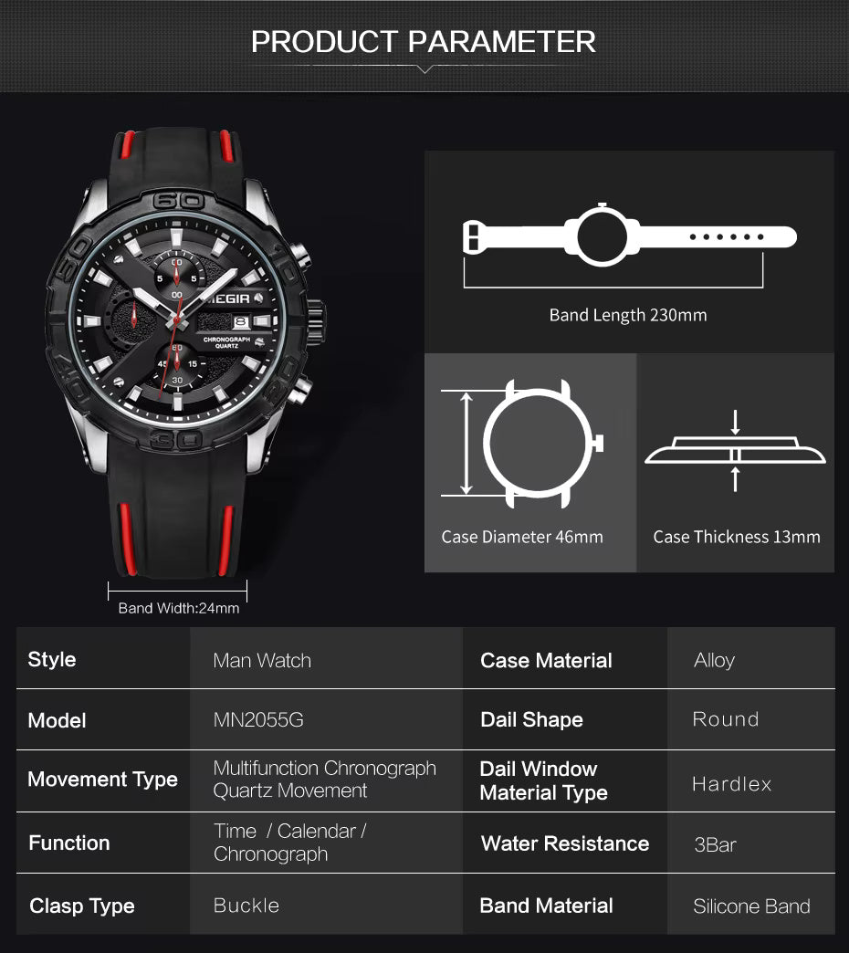 Megir 2055 Black