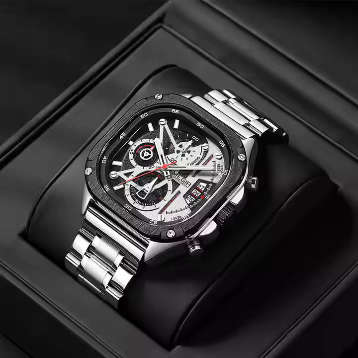 Megir 2217 Silver Black