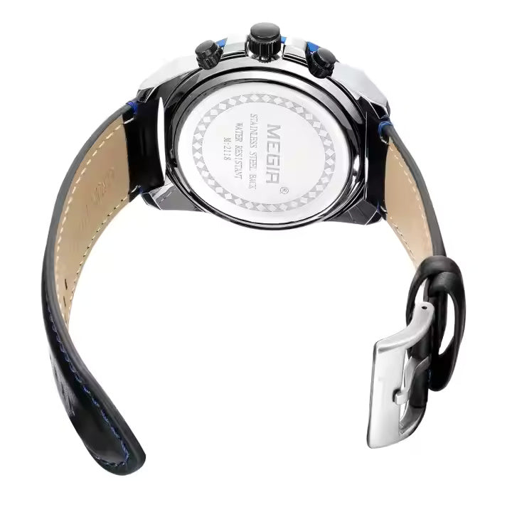 Megir 2118 Black Rose Gold
