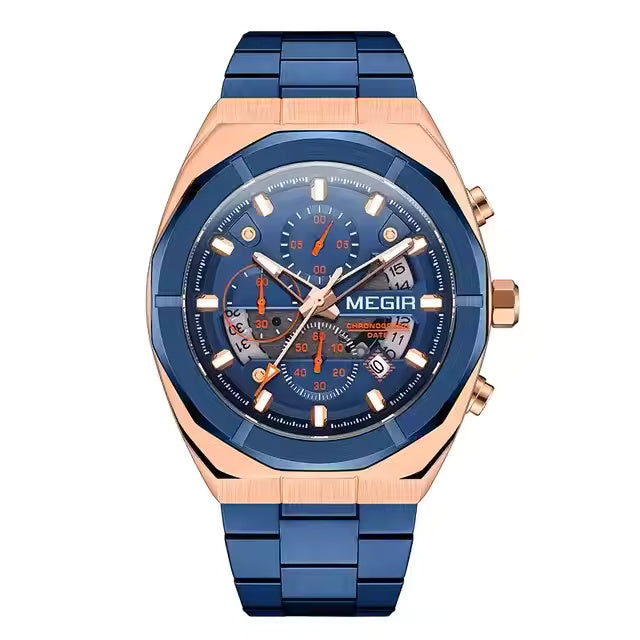Megir 2225 Blue Rose Gold