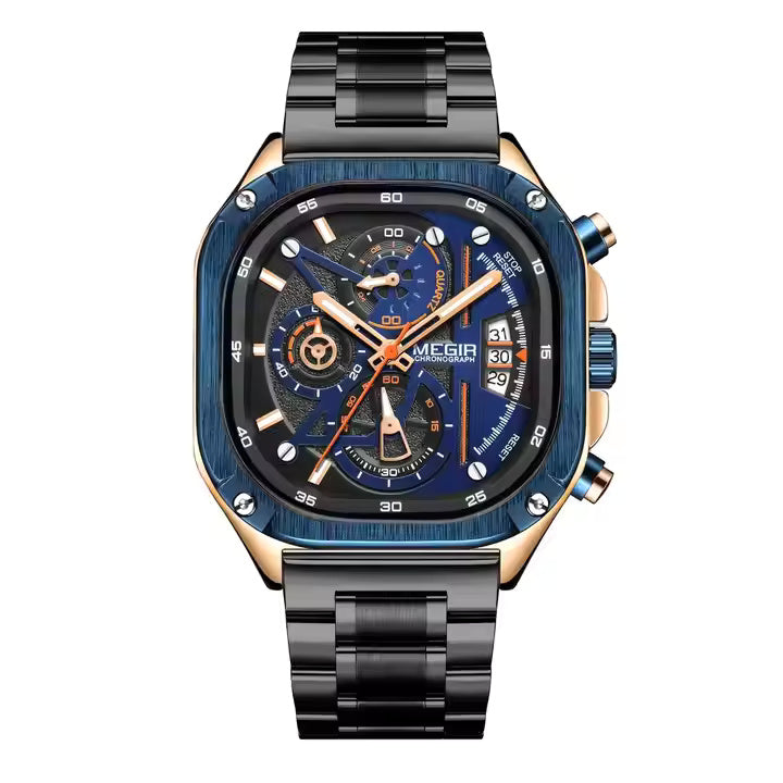 Megir 2217 Rose Gold Blue