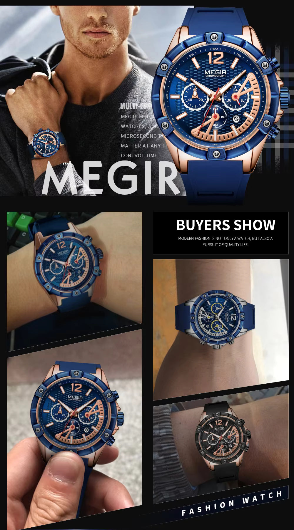 Megir 2083 Blue