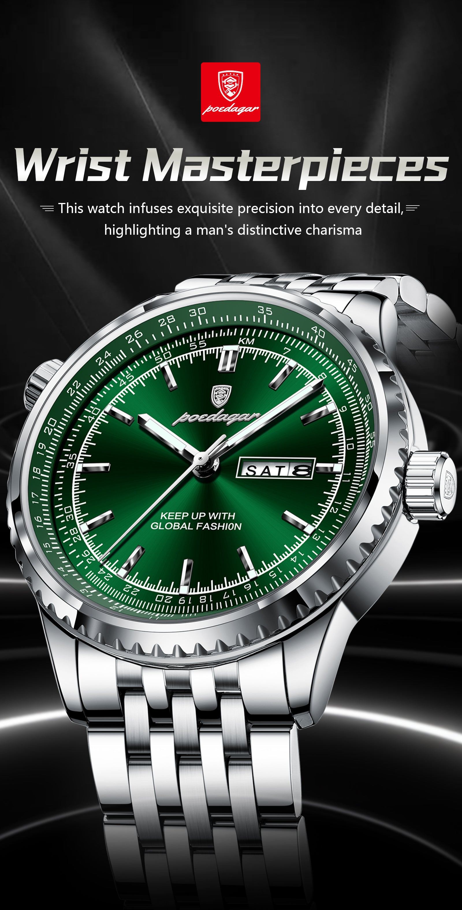PG-673 SILVER GREEN