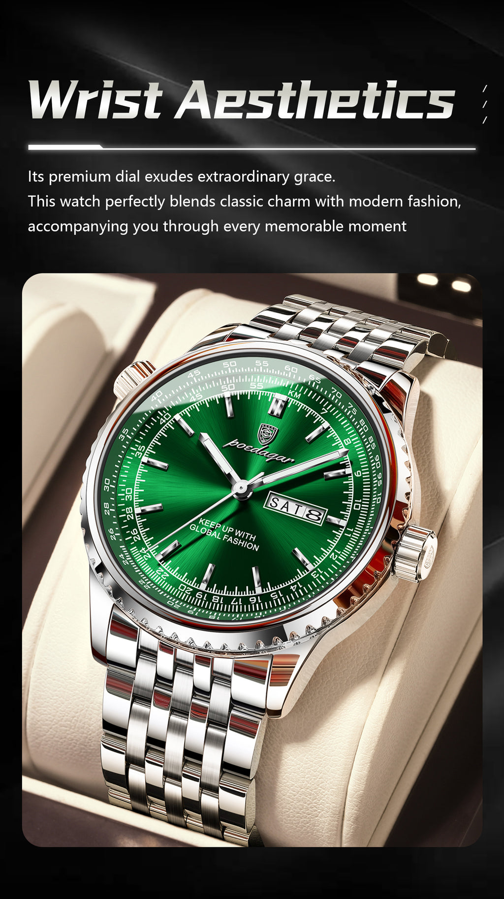 PG-673 SILVER GREEN