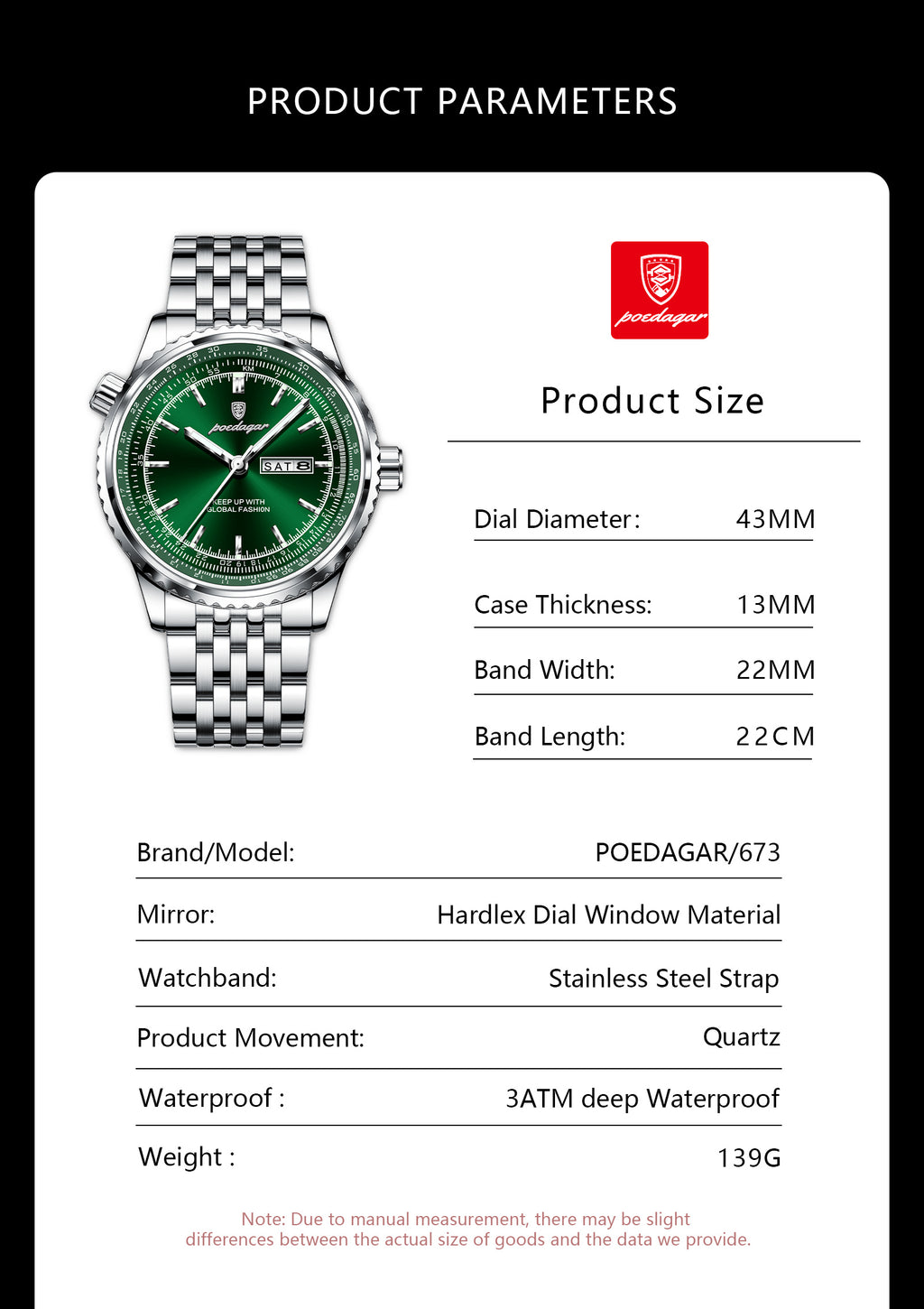 PG-673 SILVER GREEN