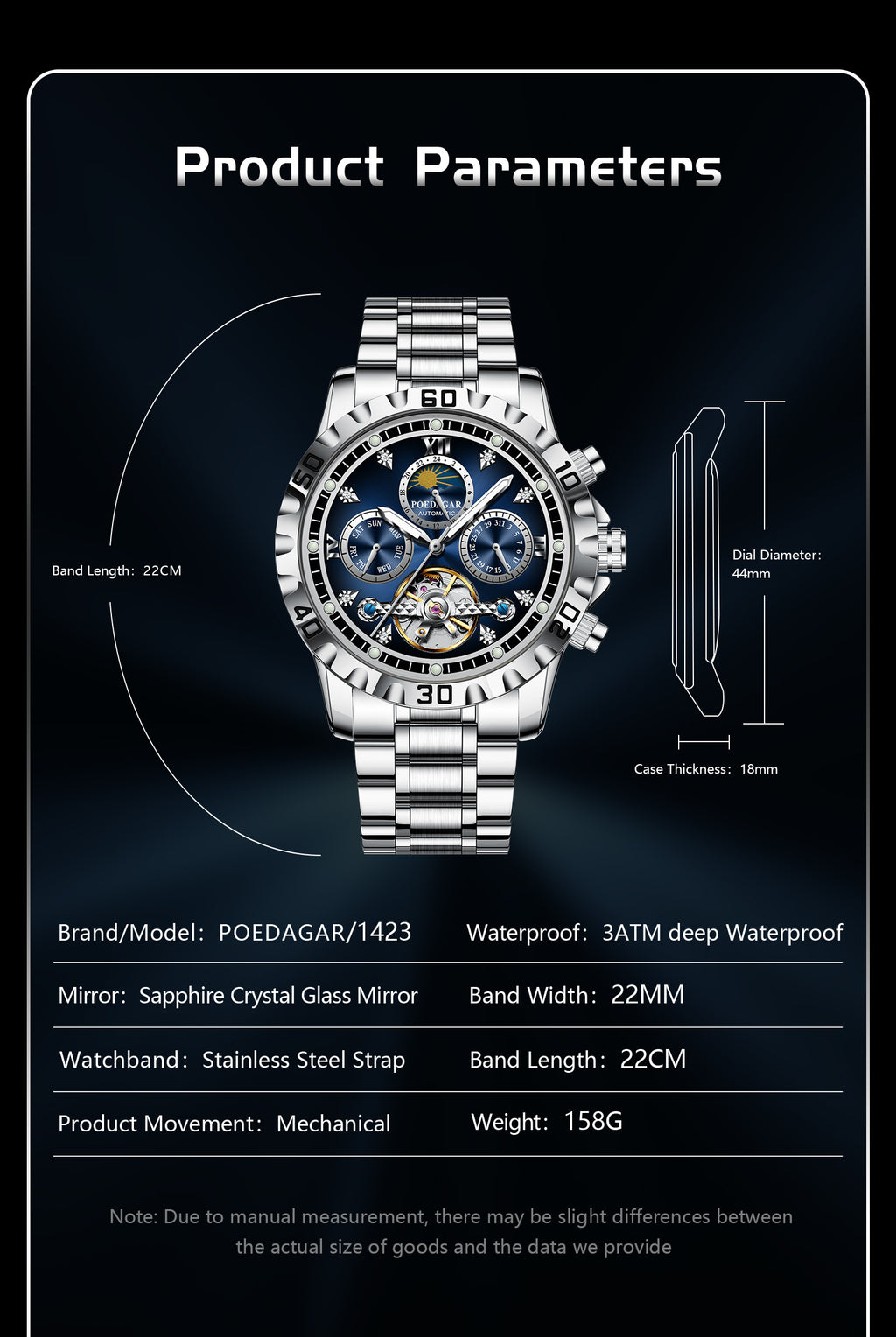 PG-1423 SILVER BLUE