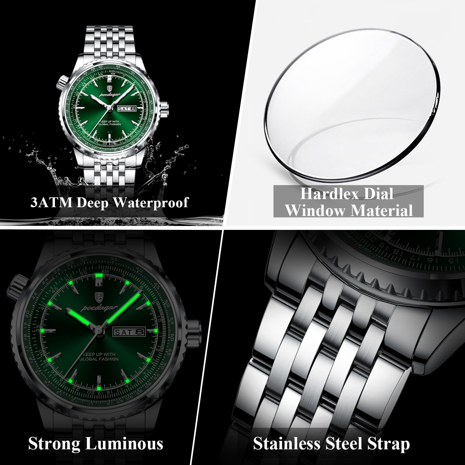 PG-673 SILVER GREEN