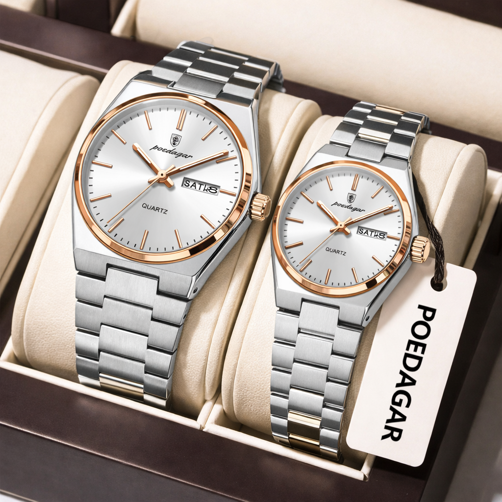 PG-930 & 786 RG WHITE (COUPLE WATCH)