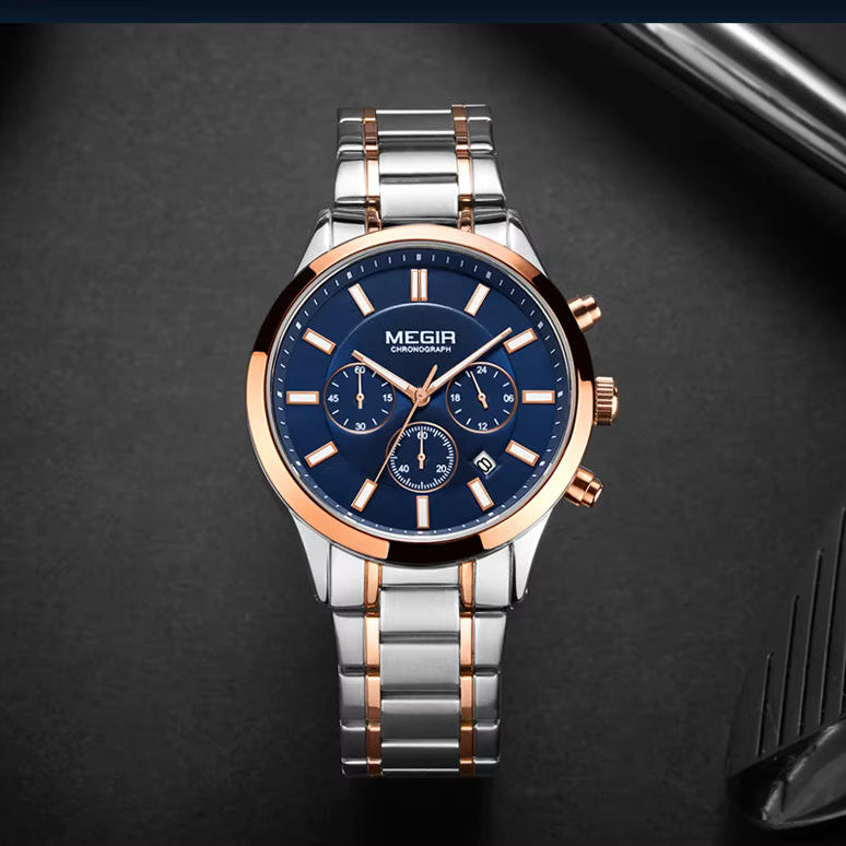 Megir 2150 Rose Gold Silver