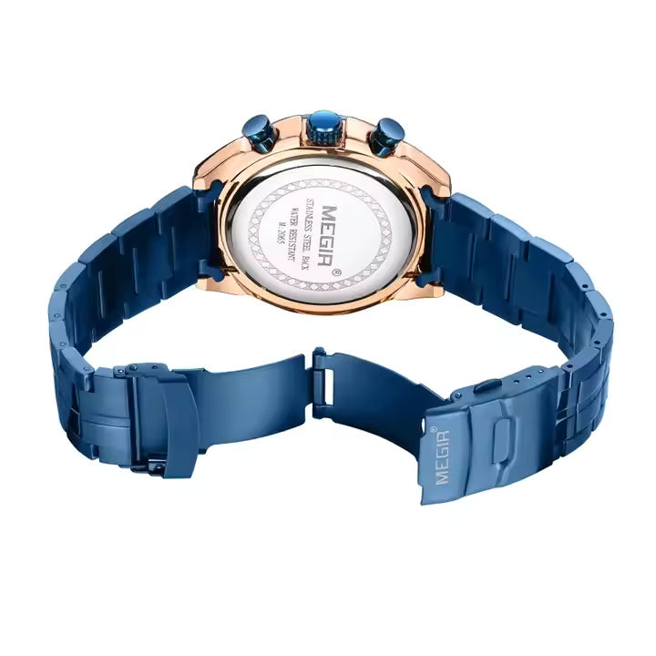 Megir 2065 Blue Rose Gold