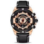 Megir 2118 Black Rose Gold