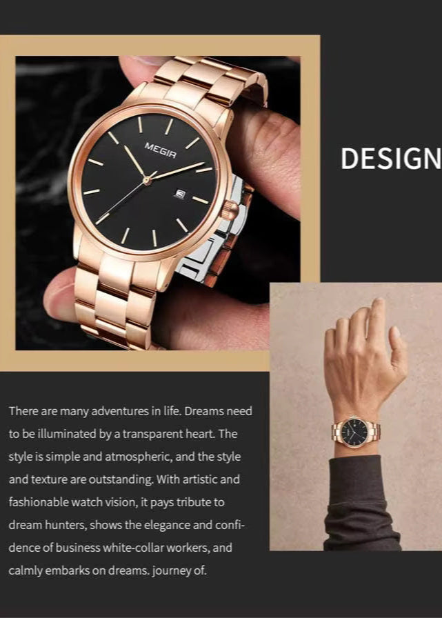 Megir 2164 Rose Gold