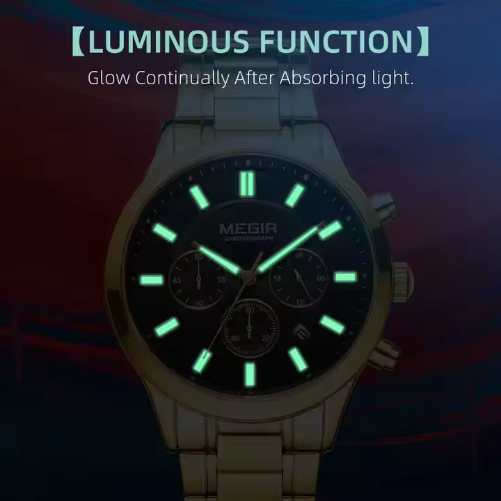 Megir 2150 Rose Gold Silver