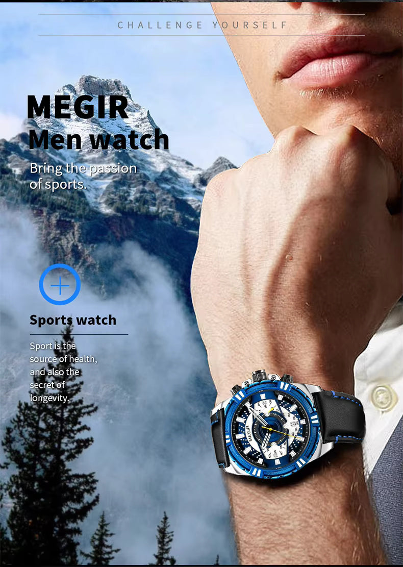 Megir 2118 Silver Blue