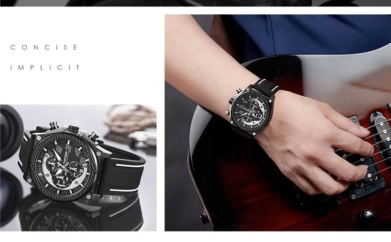 Megir 2051 Black White