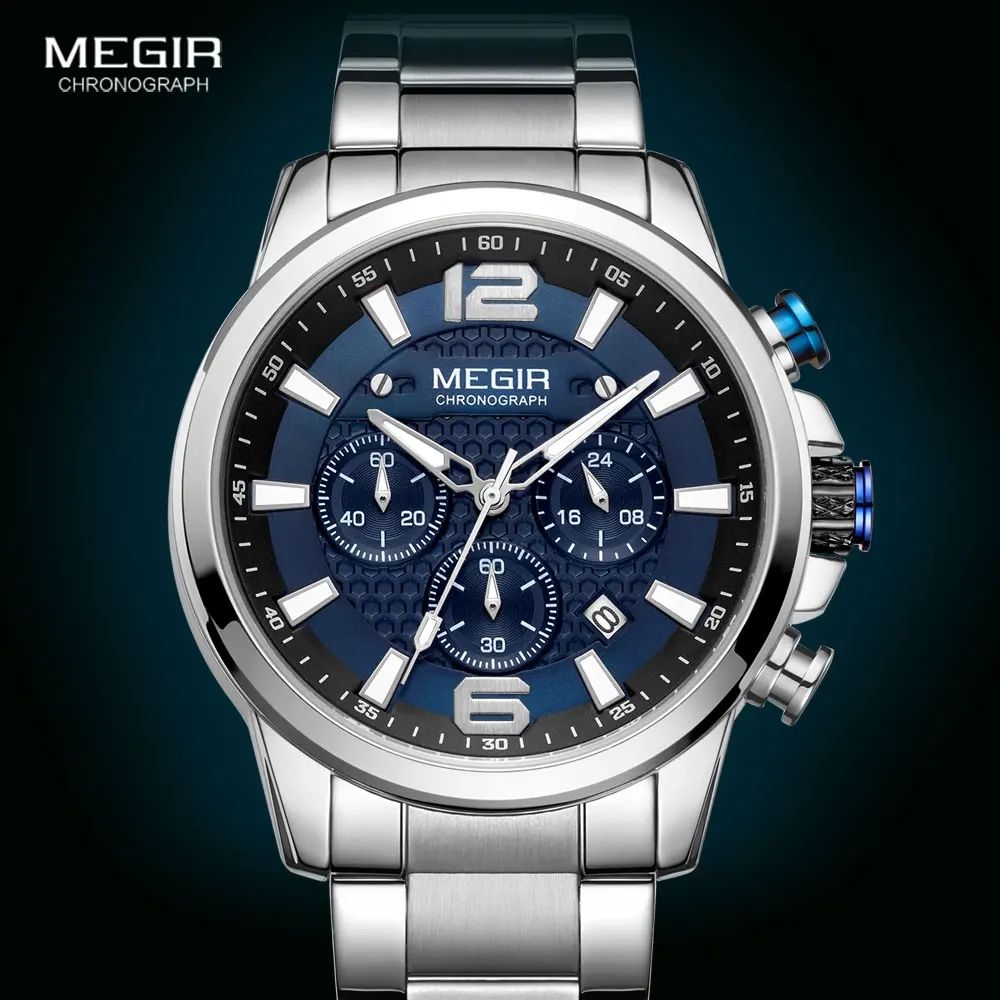 megir 2156 Silver blue