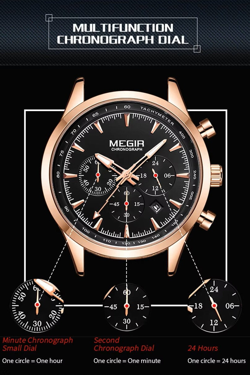 Megir 2153 black and blue