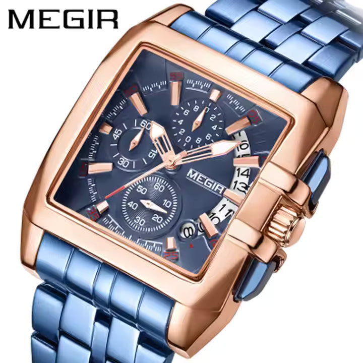 Megir 2018 Blue Rose Gold