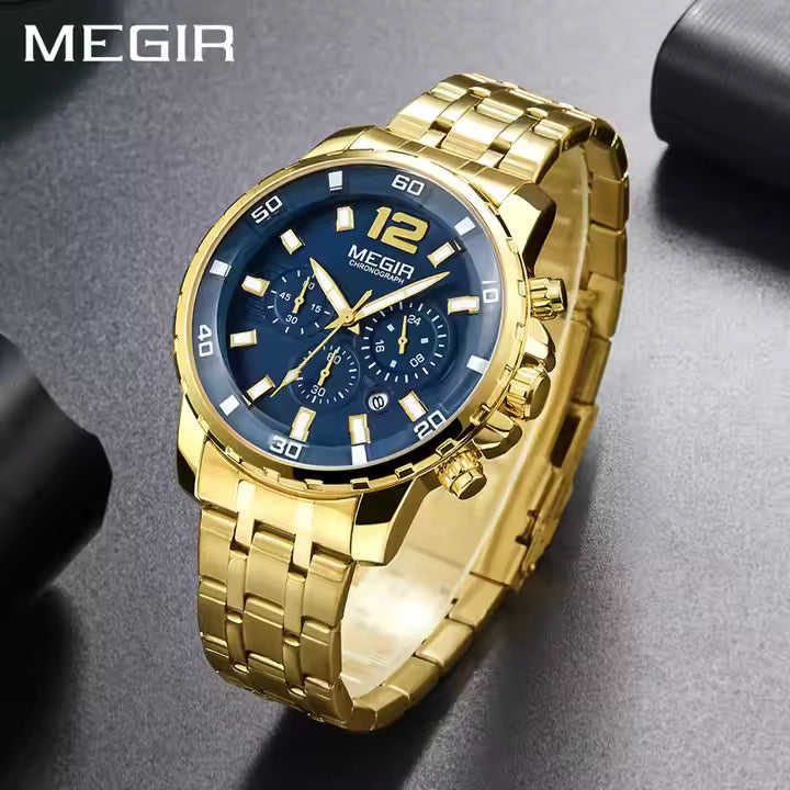 Megir 2068 Gold Blue