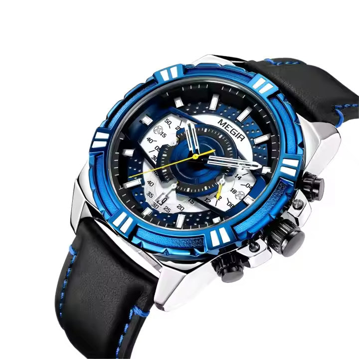 Megir 2118 Silver Blue