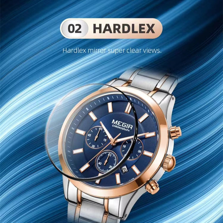 Megir 2150 Rose Gold Silver