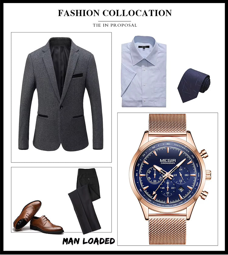 Megir 2153 black and blue