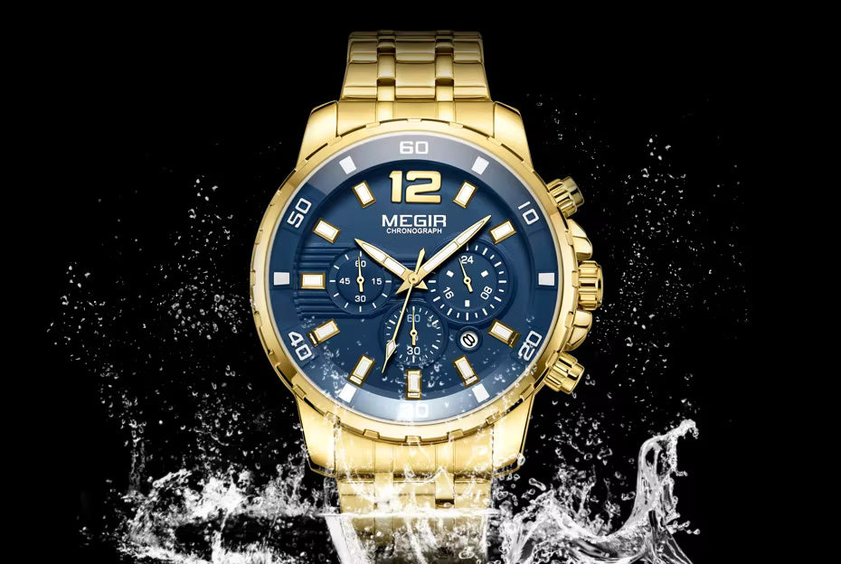 Megir 2068 Gold Blue