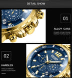 Megir 2068 Gold Blue