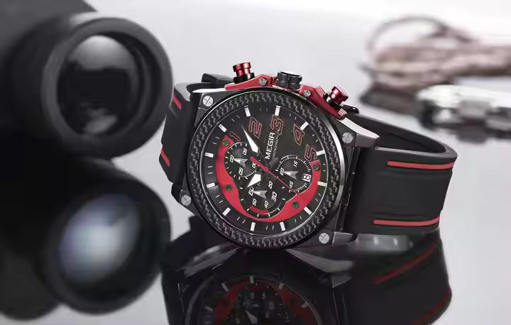 Megir 2051 Black Red