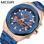 Megir 2225 Blue Rose Gold