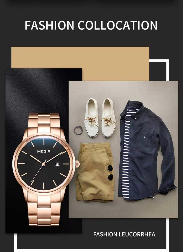 Megir 2164 Rose Gold