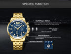 Megir 2068 Gold Blue