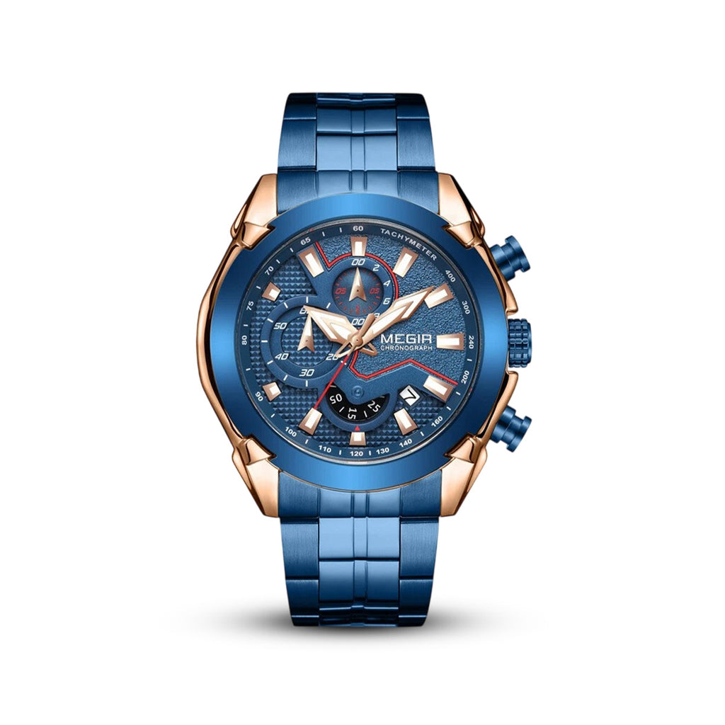 Megir 2065 Blue Rose Gold