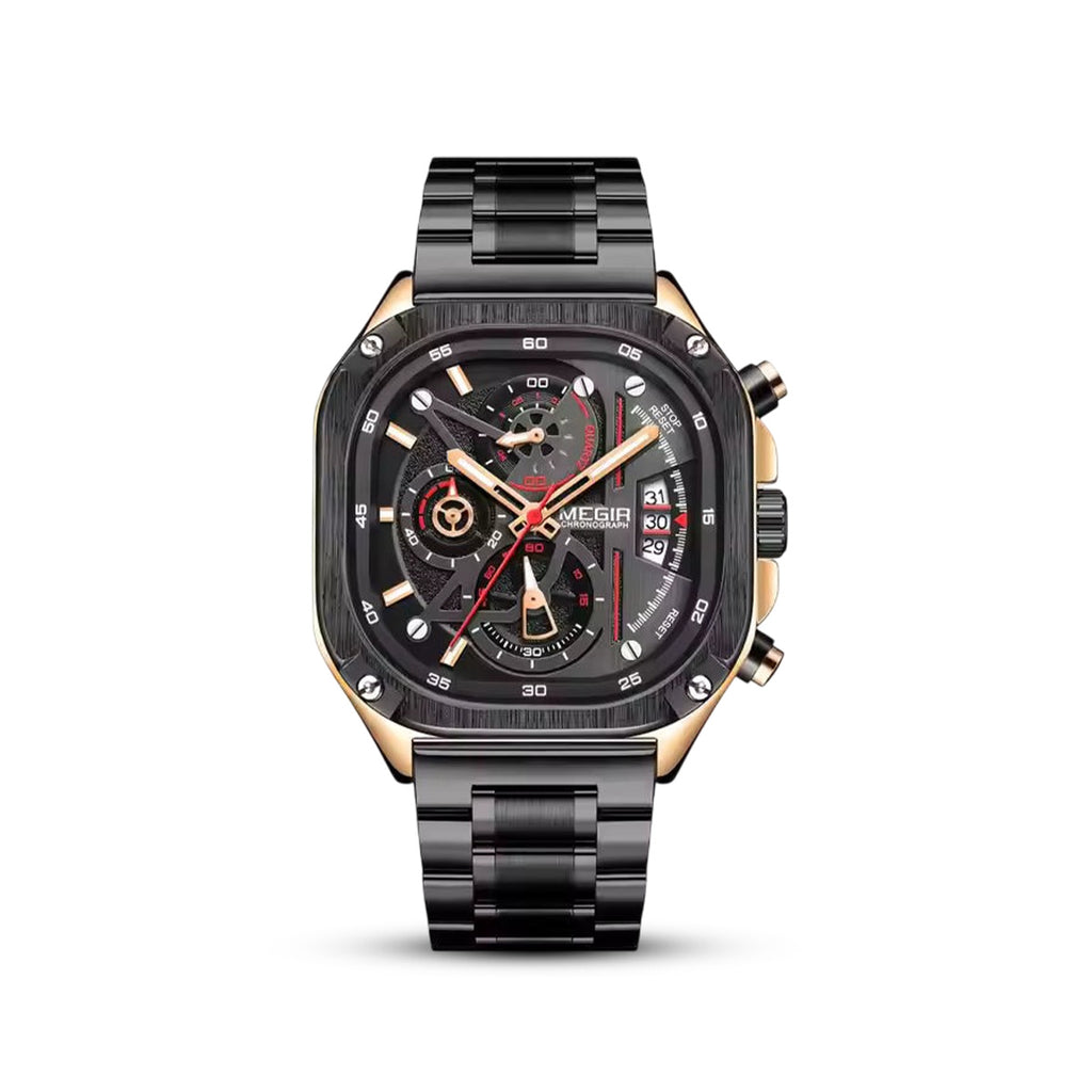 Megir 2217 Rose Gold Black
