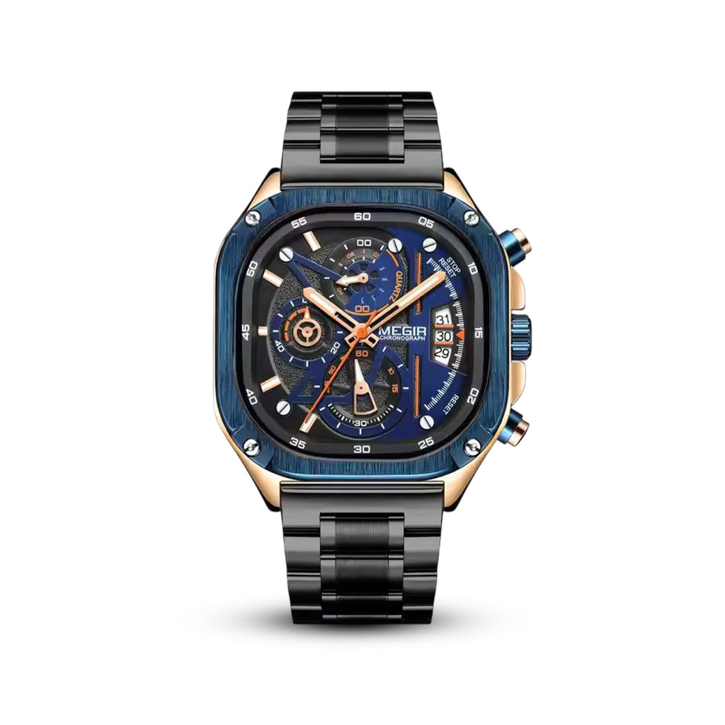 Megir 2217 Rose Gold Blue