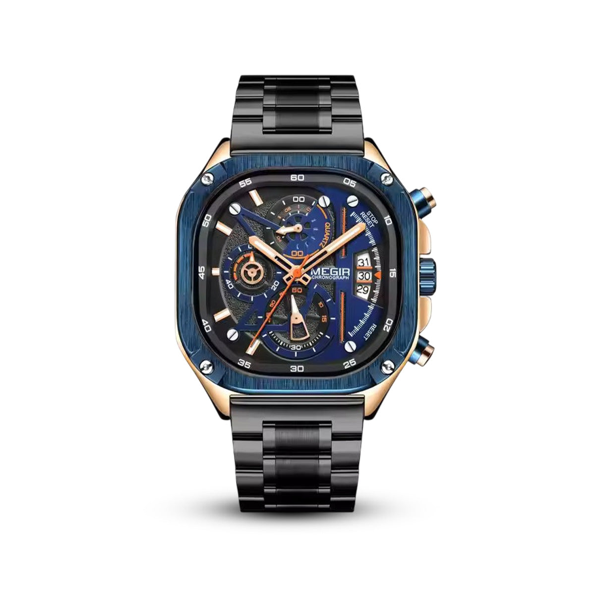 Megir 2217 Rose Gold Blue