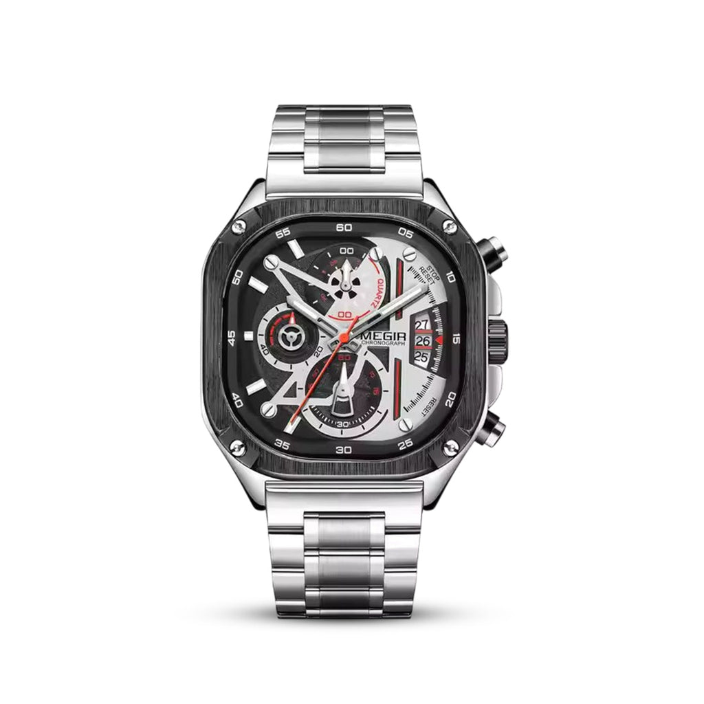 Megir 2217 Silver Black