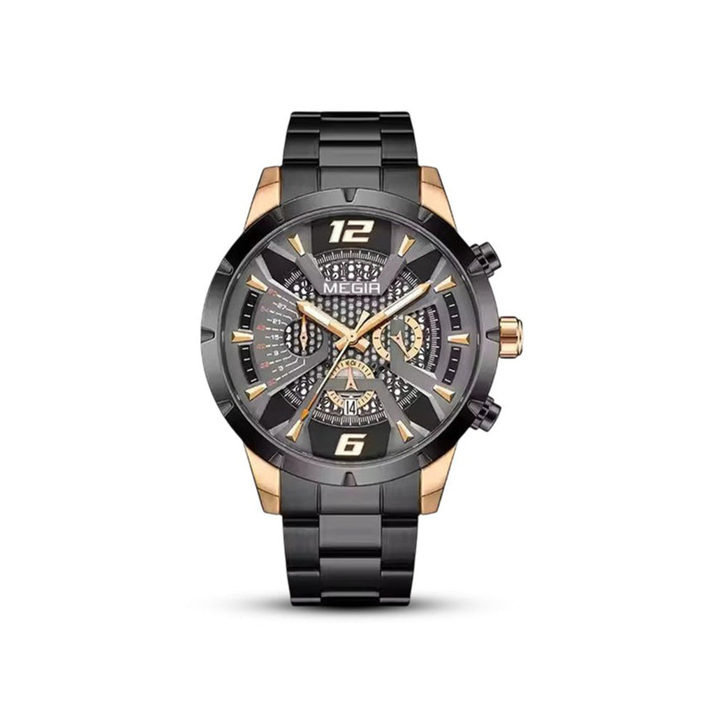 Megir 2221 Black Rose Gold