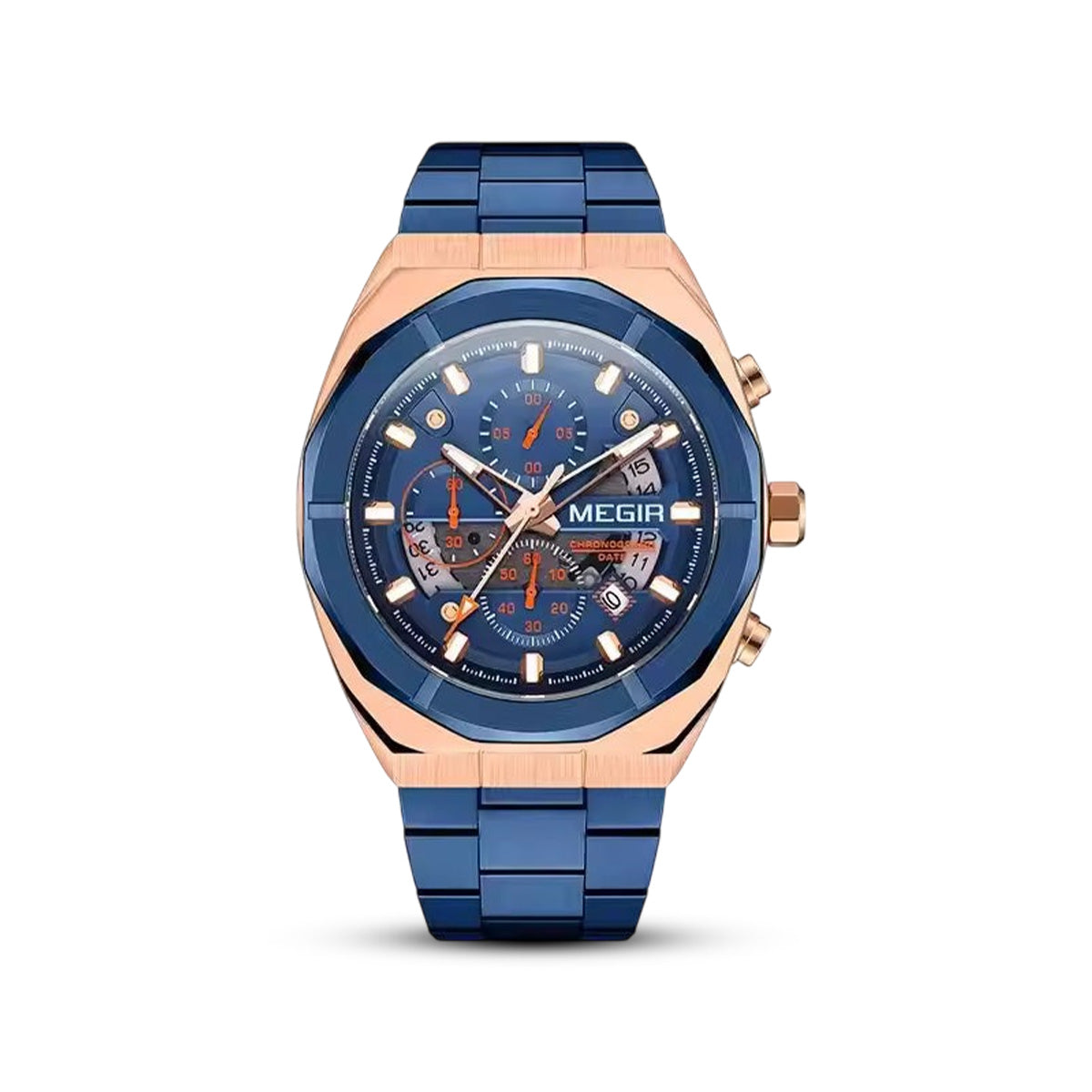 Megir 2225 Blue Rose Gold