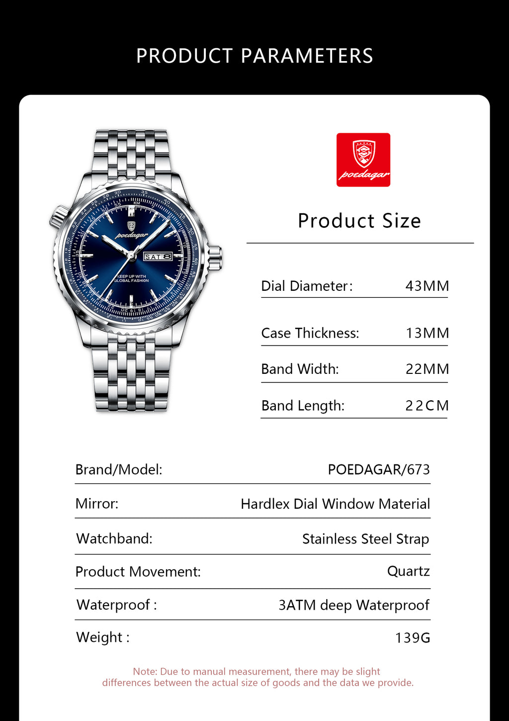 PG-673 SILVER BLUE