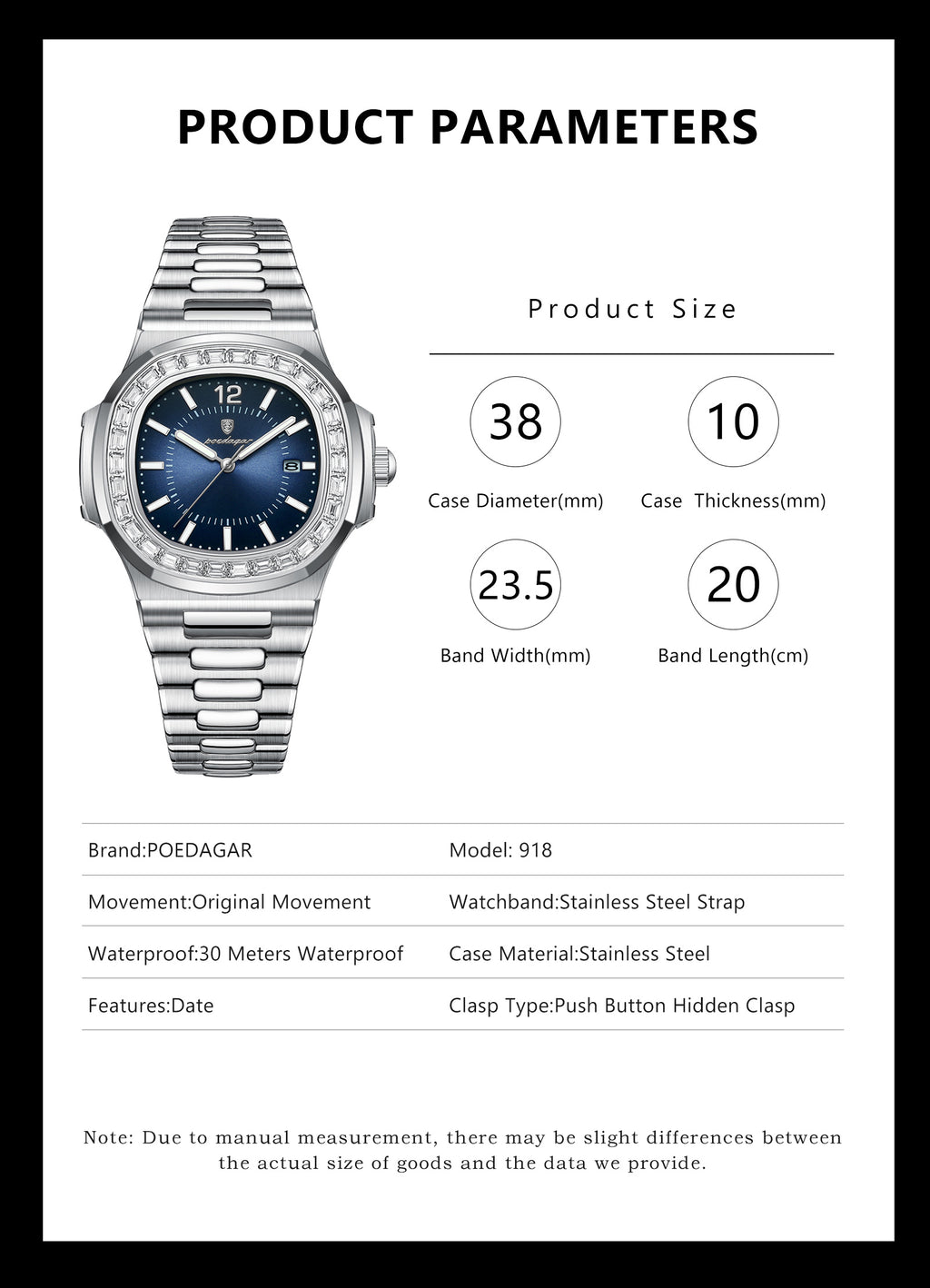PG-918 SILVER BLUE