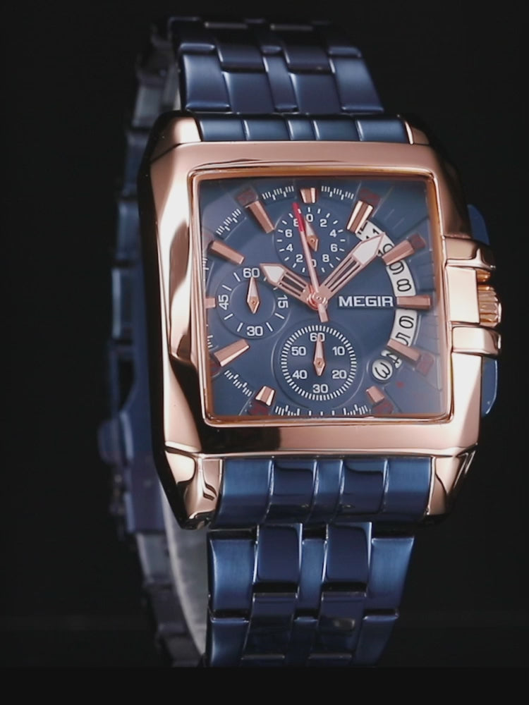 Megir 2018 Blue Rose Gold