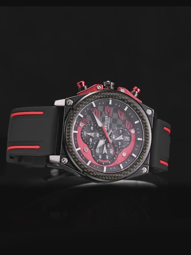 Megir 2051 Black Red